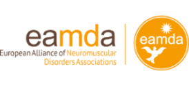 EAMDA (Evropska zveza organizacij bolnikov z živčno-mišičnimi obolenji) logotip