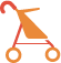 Prilagojeni otroški voziček